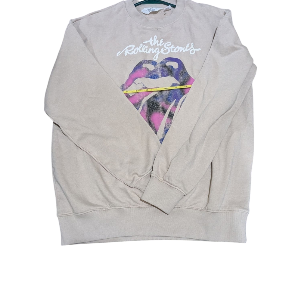 the Rolling Stones Beige Sweater